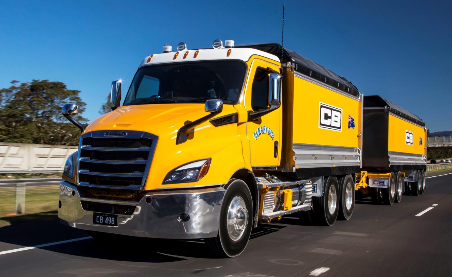 Conventional safety the key for Cleary Bros Freightliner Cascadia